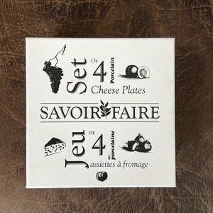 Savior🌿Faire Cheese Plates(4) NIB